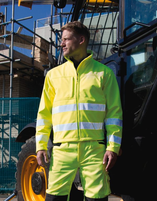 Softshell de alta visibilidade
