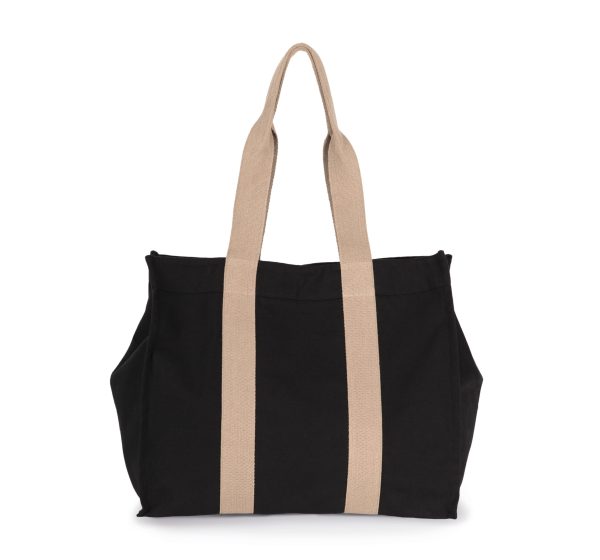 Saco de compras grande com fole em material reciclado