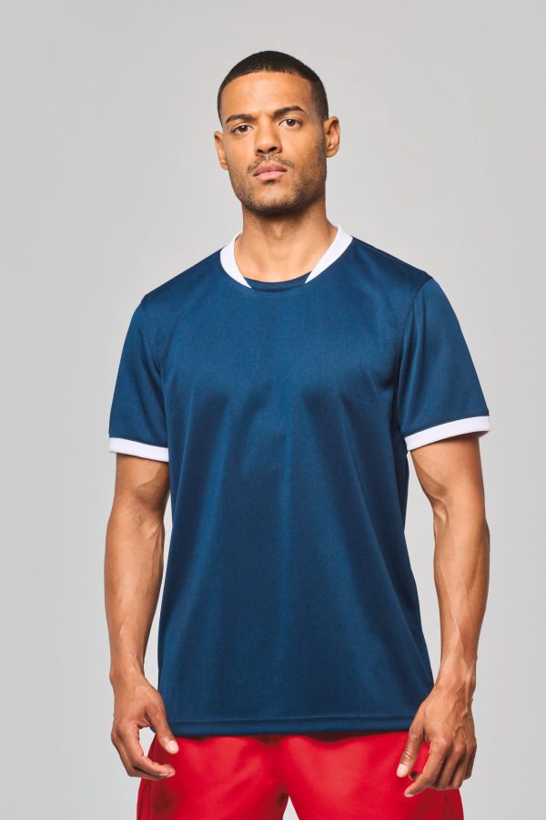 Camisola de rugby de manga curta unissexo