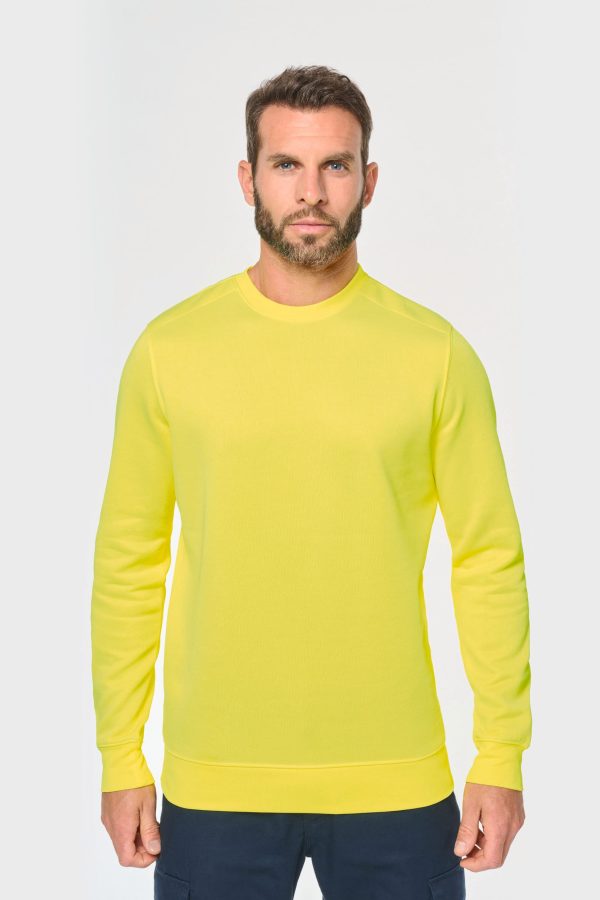 Sweatshirt eco-responsável poliéster/algodão unissexo