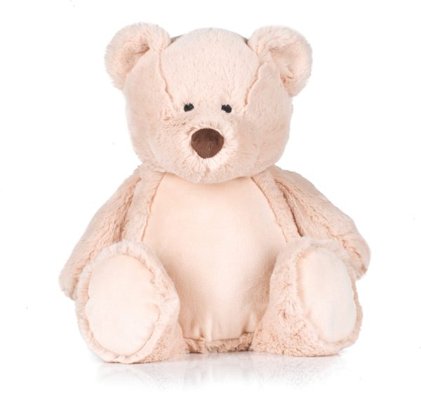 Urso de peluche com fecho