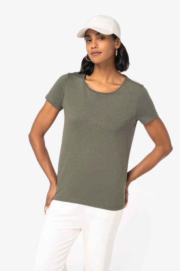 T-shirt em modal de senhora