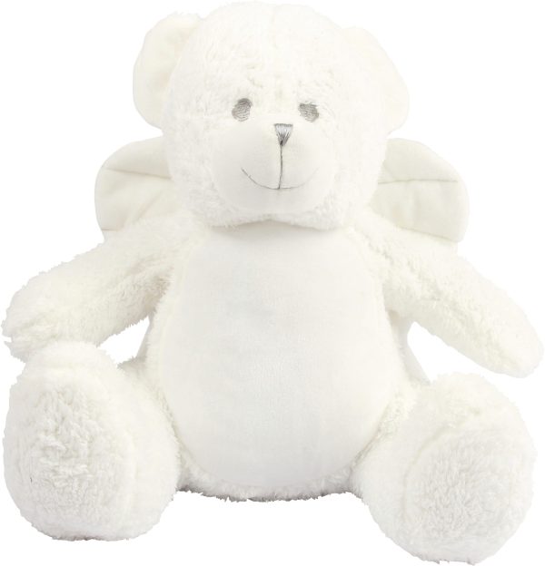 Anjo de peluche com fecho