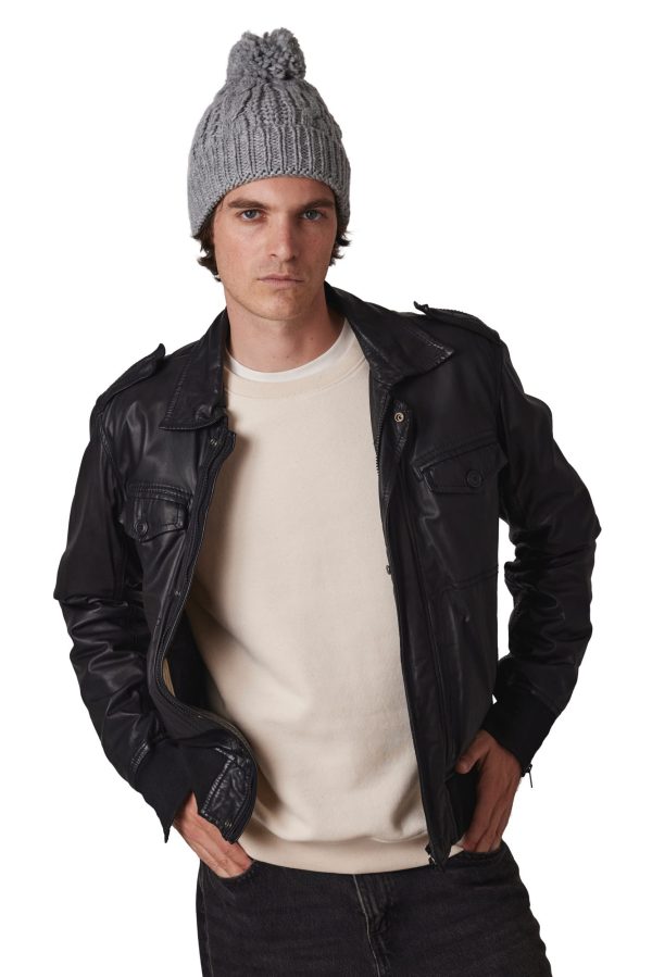 Gorro em malha tricot