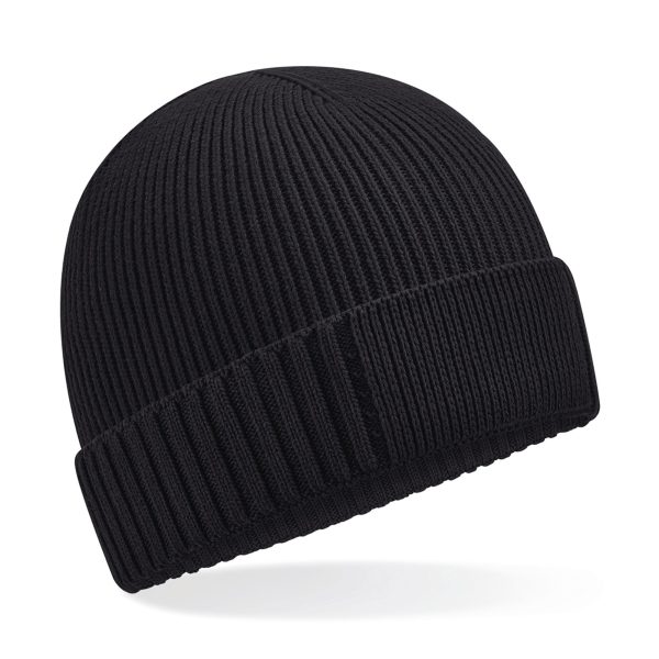 Gorro de algodão biológico com patch técnico