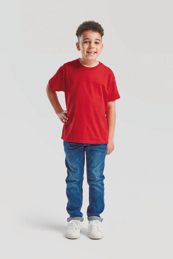 T-shirt valueweight de criança (61-033)