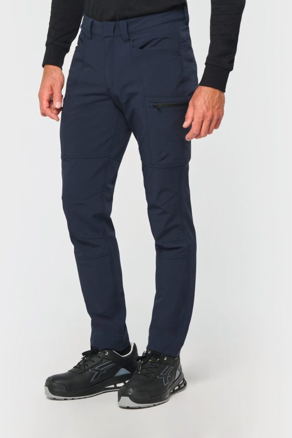 Calças stretch recicladas de homem
