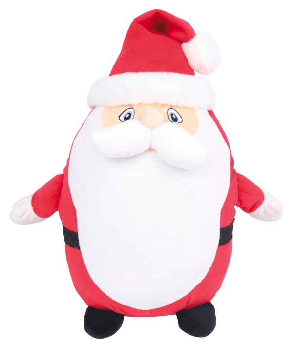 Pai Natal de peluche com fecho