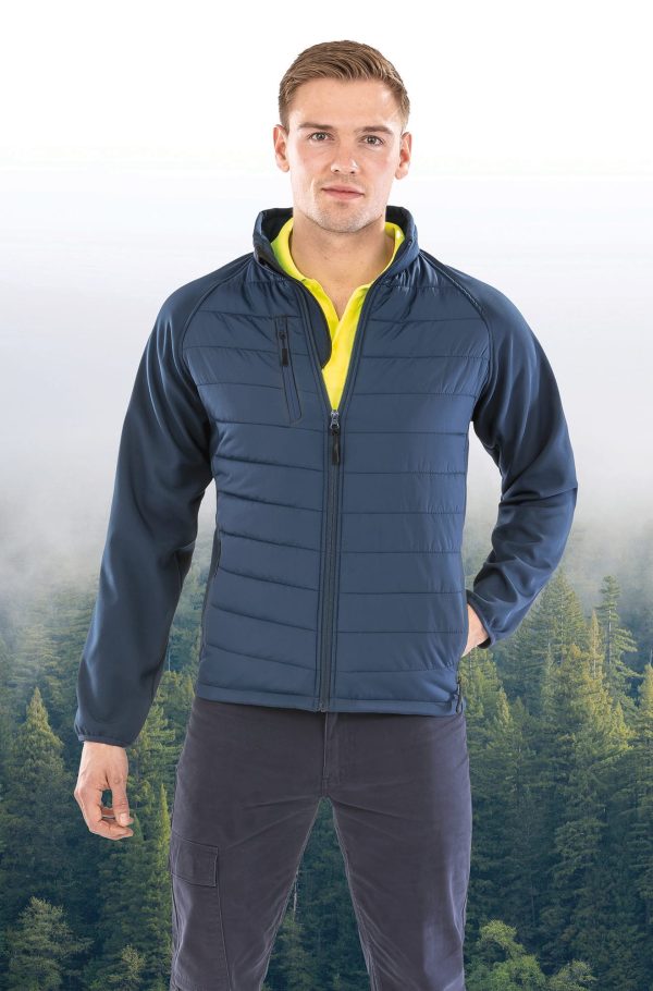 Blusão Softshell acolchoado Black Compass