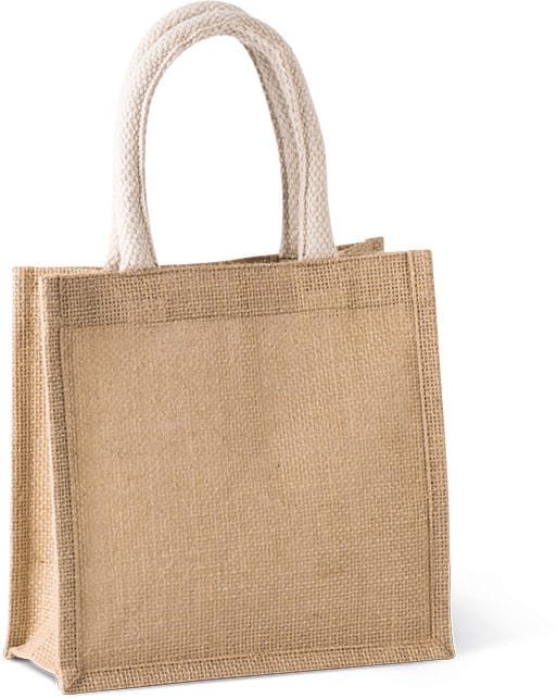 Saco de compras em juta – modelo pequeno