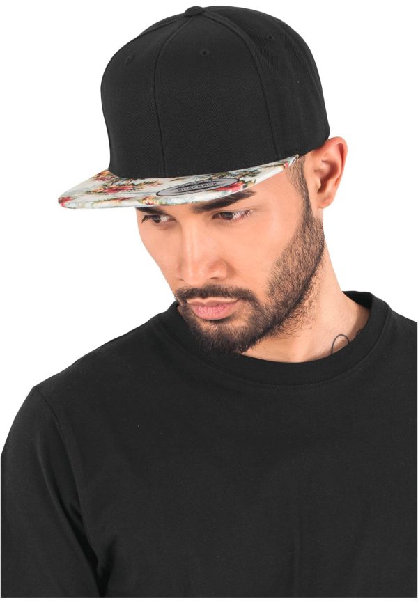Boné floral snapback