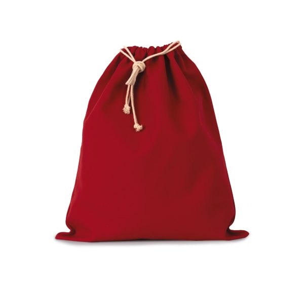 Saco de algodão com cordão