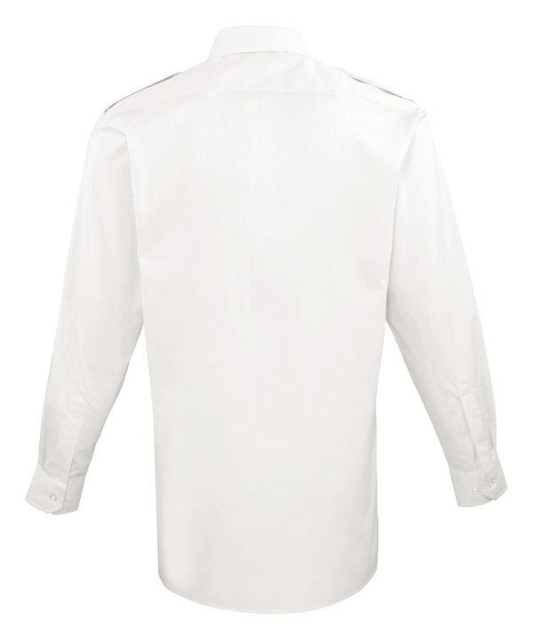 Camisa piloto de manga comprida