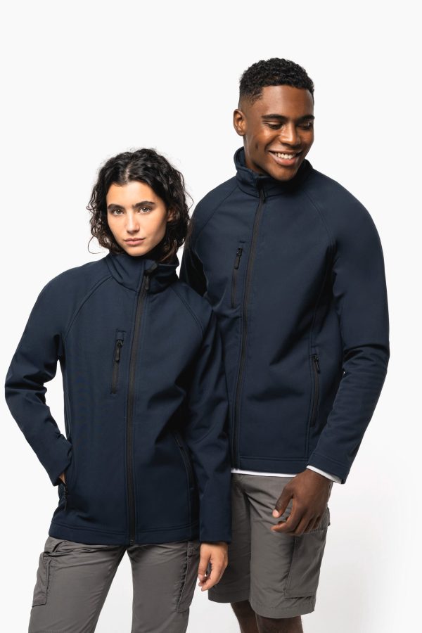 Blusão softshell 3 camadas eco-responsável unissexo