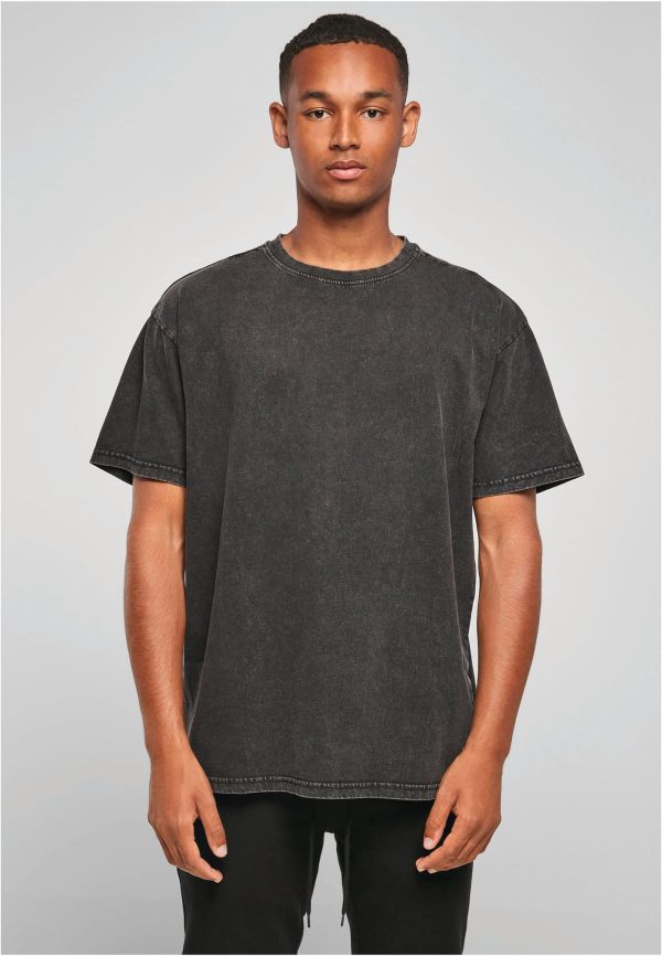 T-shirt pesada com aspecto lavado