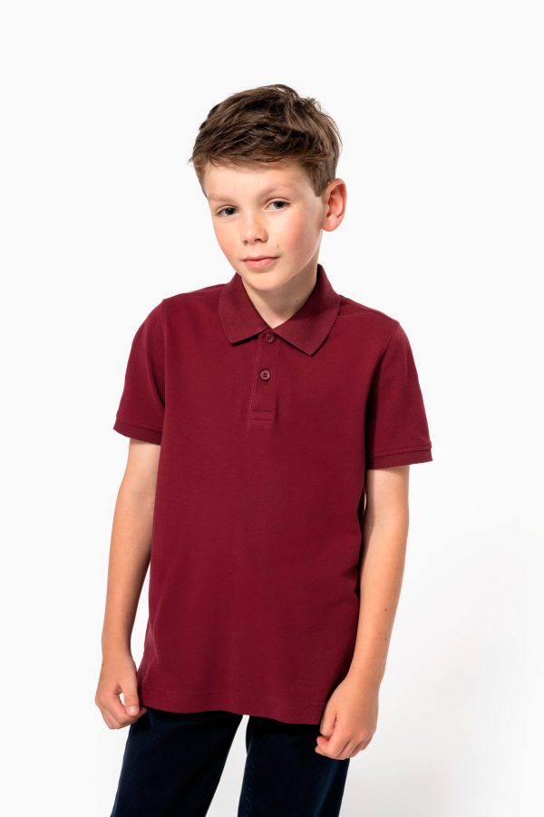 Polo malha piqué bio 180 de criança