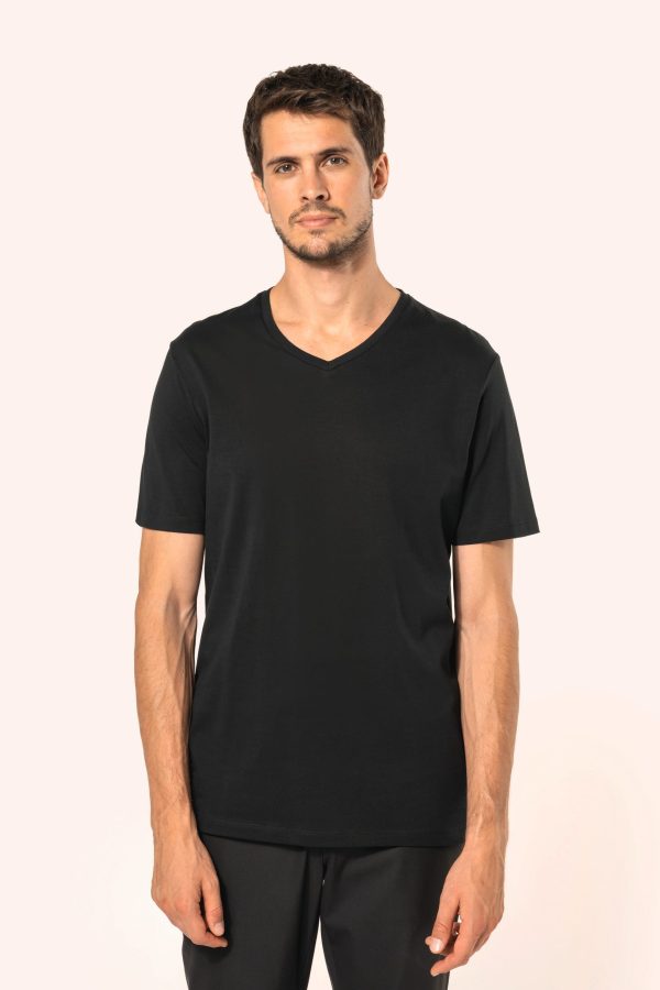 T-shirt Supima® decote V de manga curta de homem