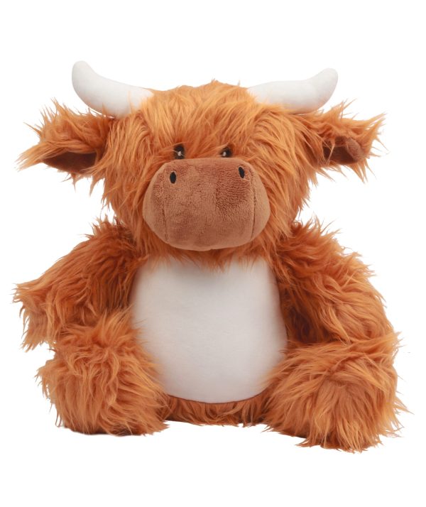 Vaca de peluche com fecho