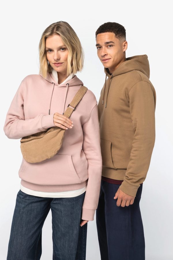 Sweatshirt eco-responsável com capuz unissexo