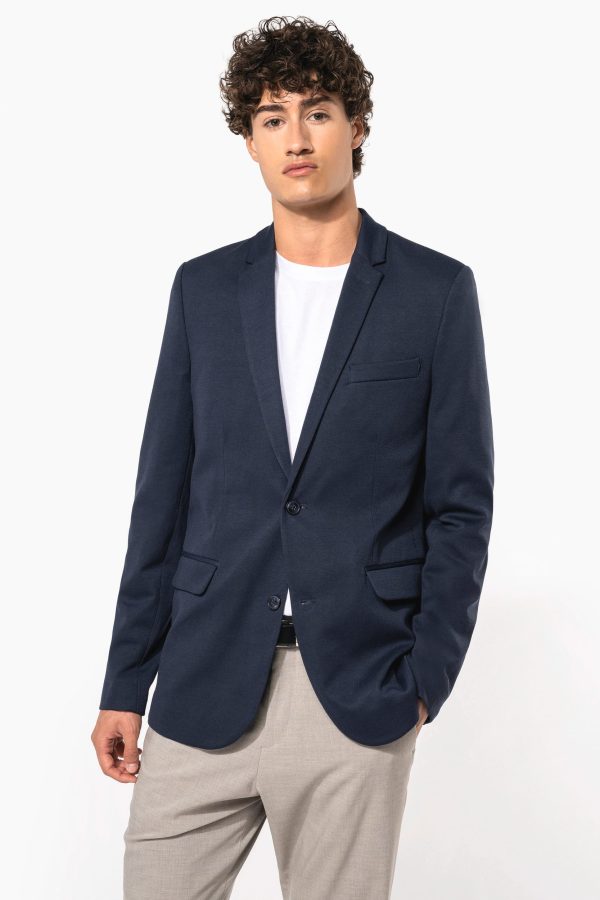 Blazer em malha de homem