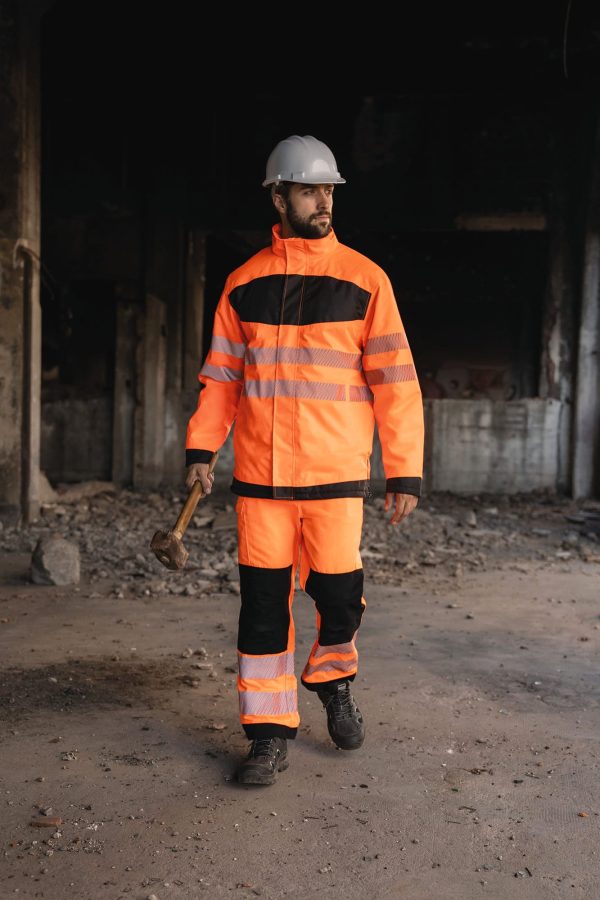Parka de alta visibilidade