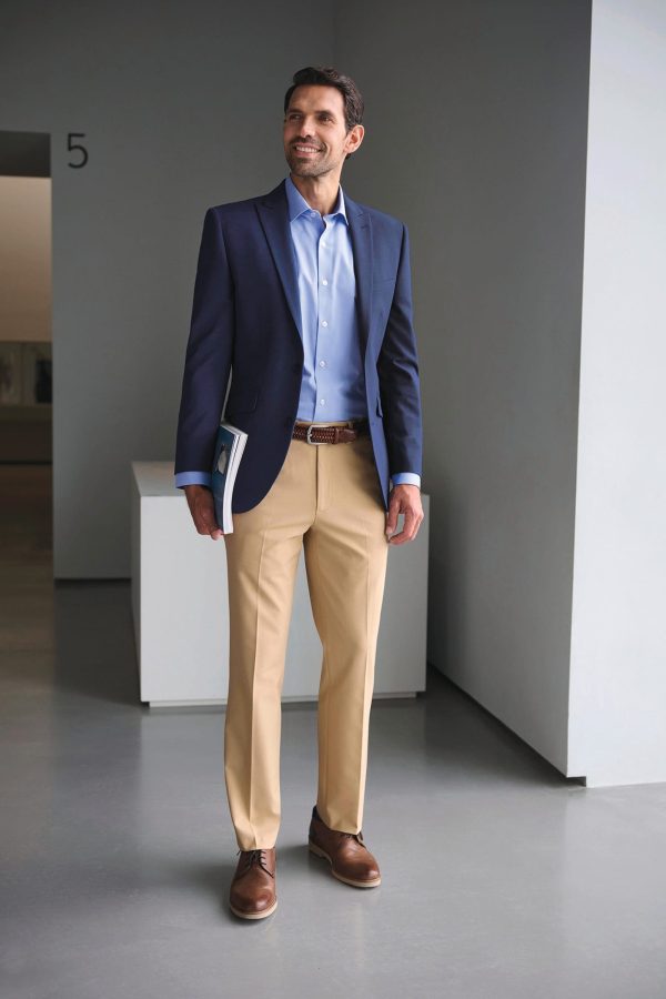 Calça de homem Oliver de corte cintado