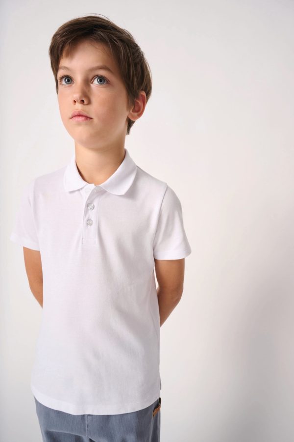 Polo piqué de criança
