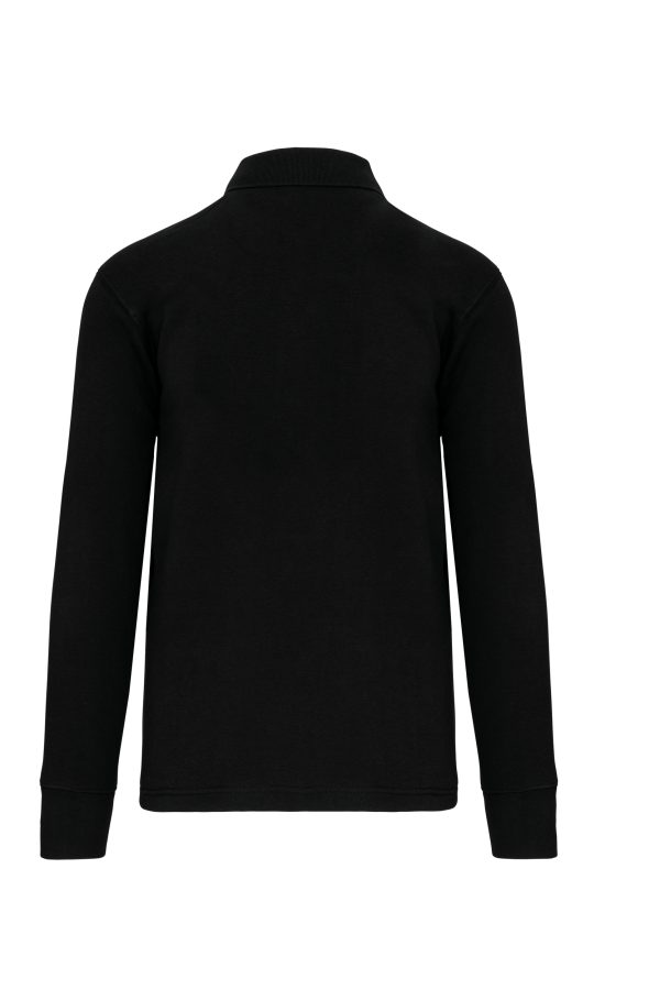 Sweatshirt com decote tipo polo