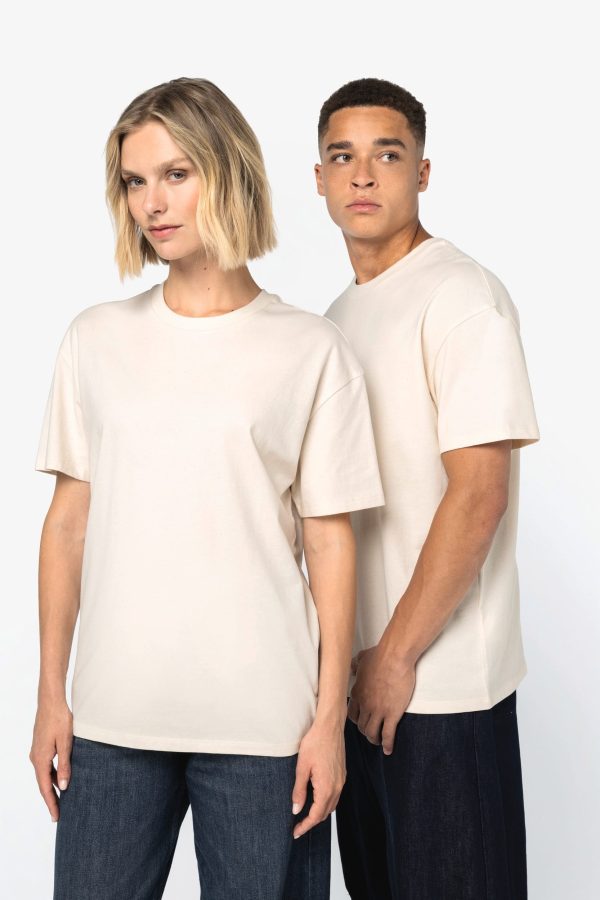 T-shirt eco-responsável com ombros descaídos unissexo