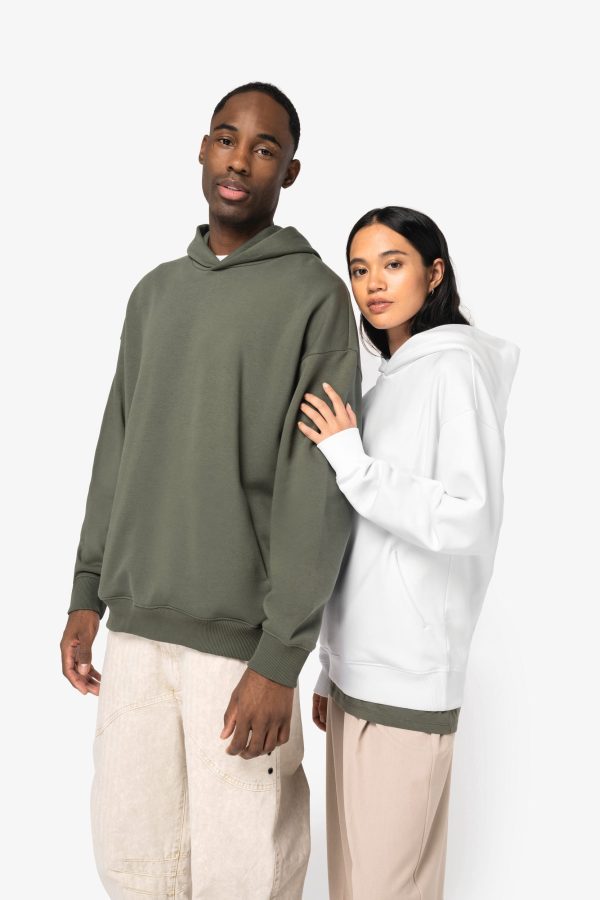 Sweatshirt eco-responsável com capuz oversize unissexo