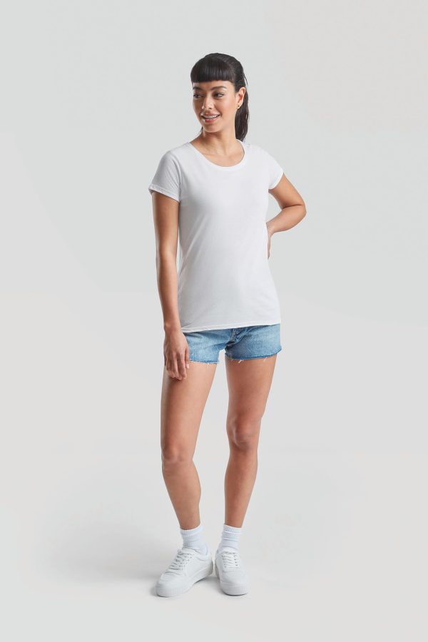 T-shirt valueweight de senhora (61-372-0)