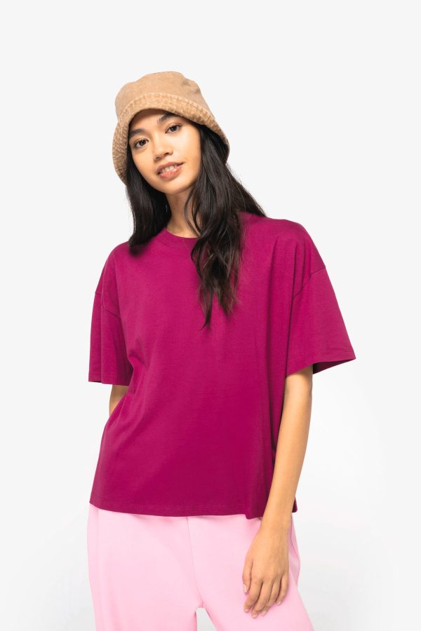 T-shirt eco-responsável oversize de senhora