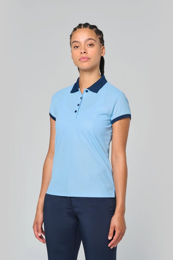 Polo piqué performance de senhora