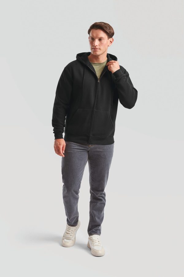 Casaco sweatshirt com capuz Premium (62-034-0)