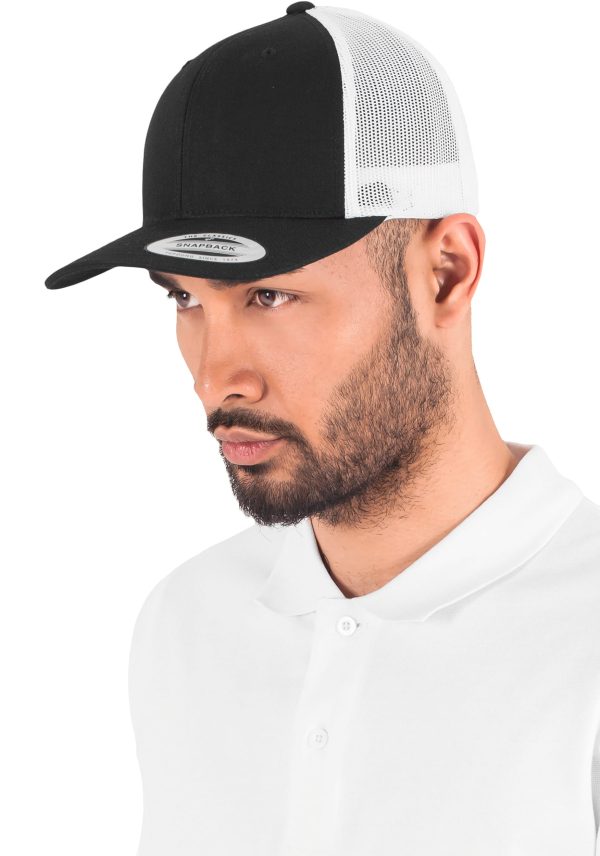 Boné bicolor retro trucker