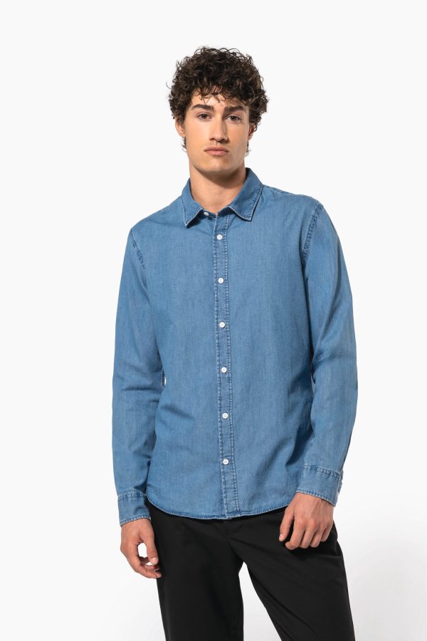 Camisa de homem em denim