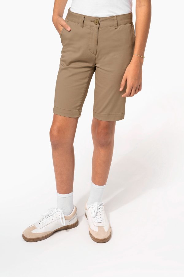 Bermuda chino de menina