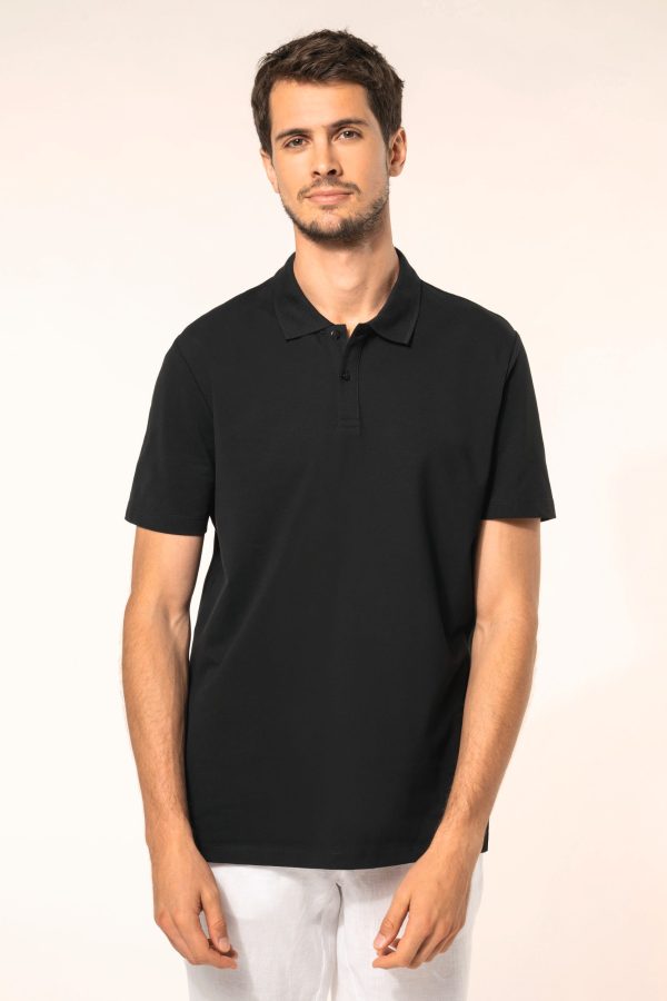 Polo Supima® de manga curta de homem