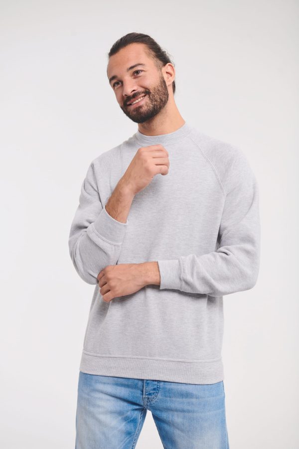 Sweatshirt com mangas raglan