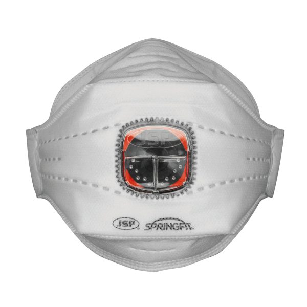 Máscara descartável com três dobras Springfit™ FFP3V (435) com Válvula Typhoon