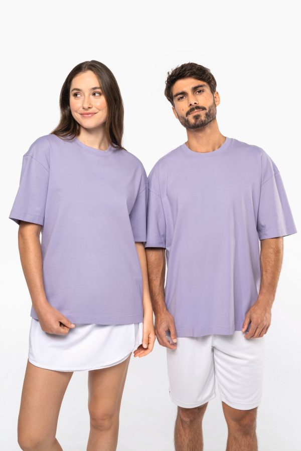 T-shirt oversize de manga curta unissexo