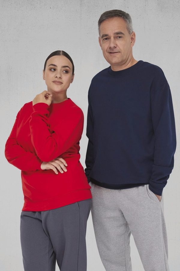 Sweatshirt com decote redondo ID.222