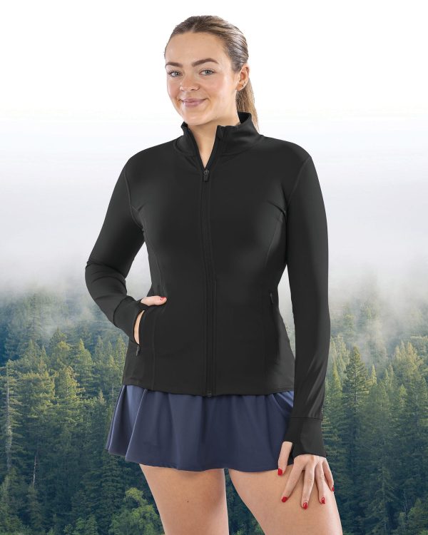 Casaco de fitness para senhora