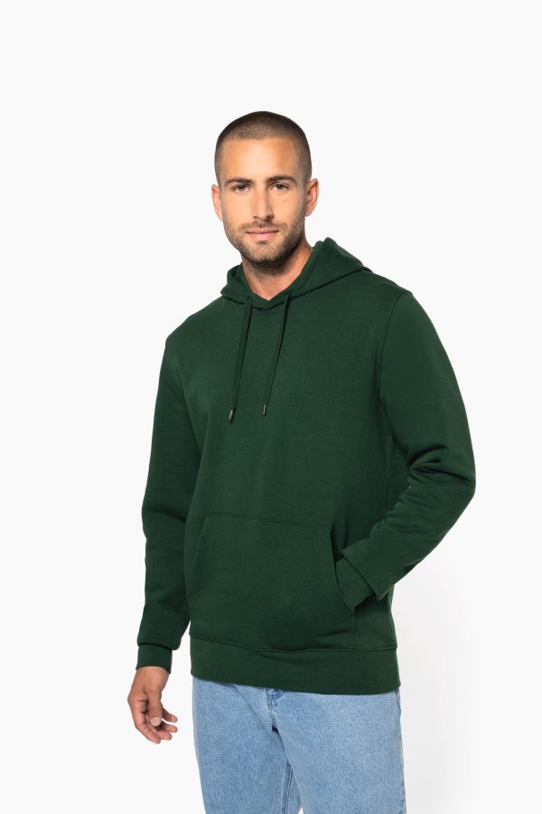 Sweatshirt eco-responsável com capuz de homem