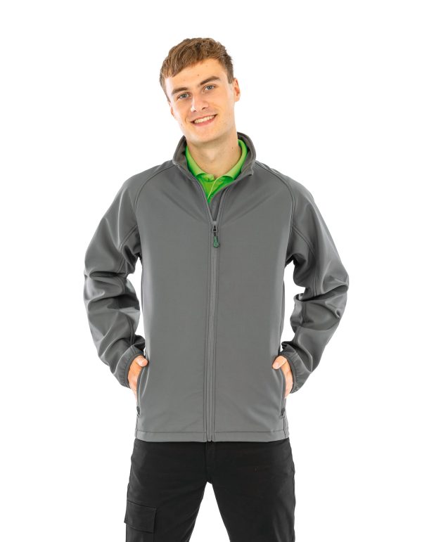 Casaco softshell em material reciclado de homem