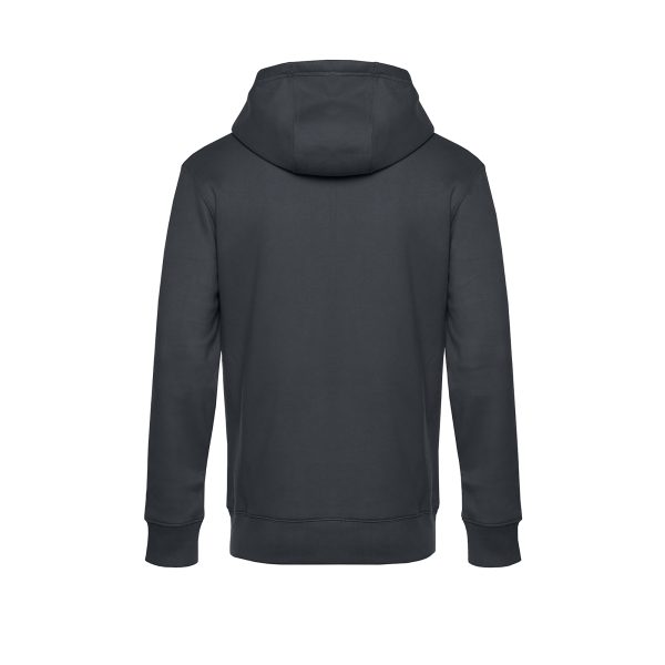 Sweatshirt com fecho e capuz KING