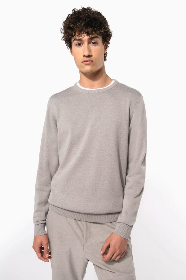 Camisola de homem decote redondo