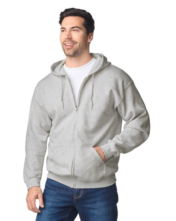 Sweatshirt de homem com fecho e capuz Heavy Blend™