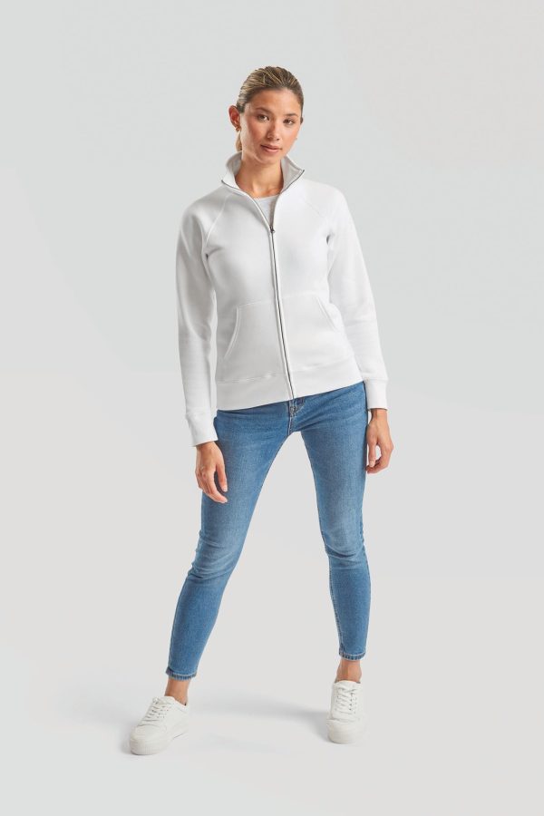 Casaco sweatshirt de senhora Premium (62-116-0)