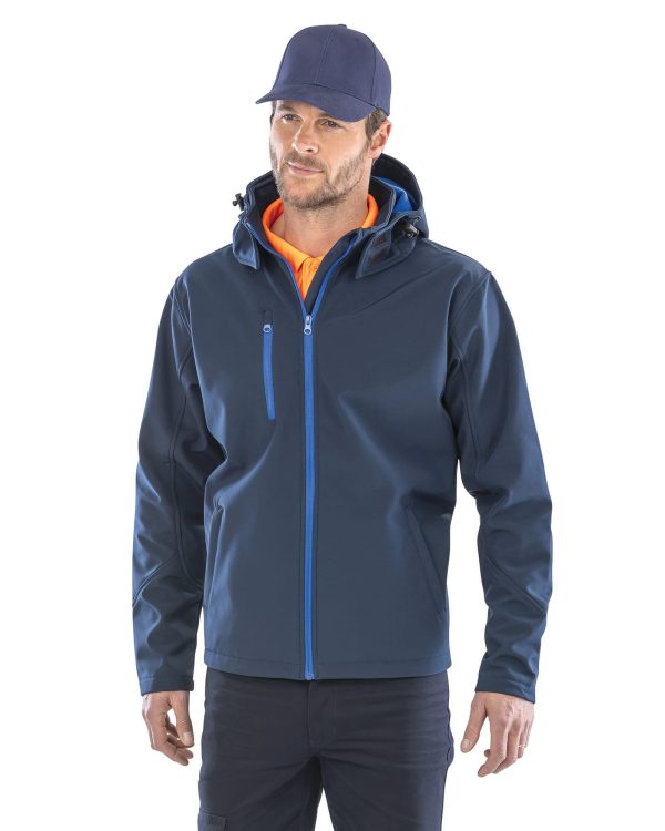 Casaco Softshell de homem com capuz TX Performance